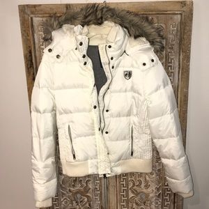 American Eagle Hooded Puffer Jacket